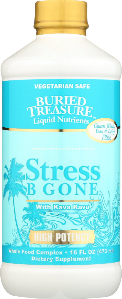 BURIED TREASURE: Stress B Gone Liquid, 16 oz - Vending Business Solutions