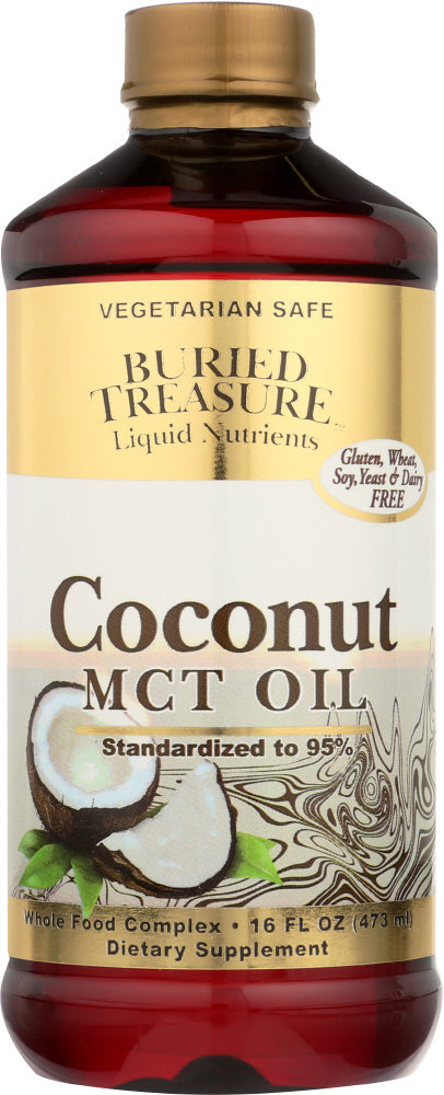 BURIED TREASURE: Coconut MCT Oil, 16 oz - Vending Business Solutions