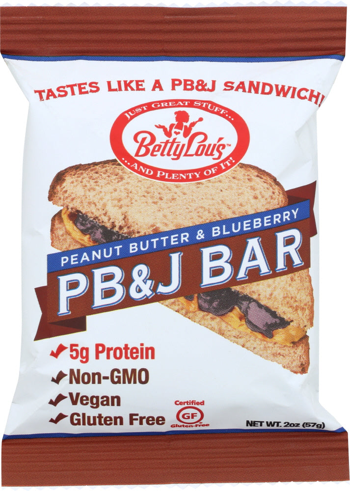 BETTY LOUS: PB&J Bar Blueberry, 2 oz - Vending Business Solutions