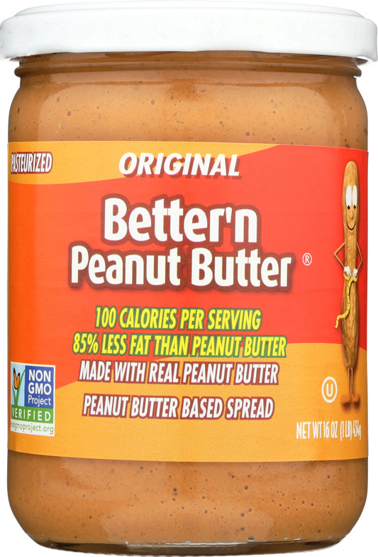 BETTER N PEANUT BUTTER: Spread Peanut Original Gluten Free, 16 oz - Vending Business Solutions