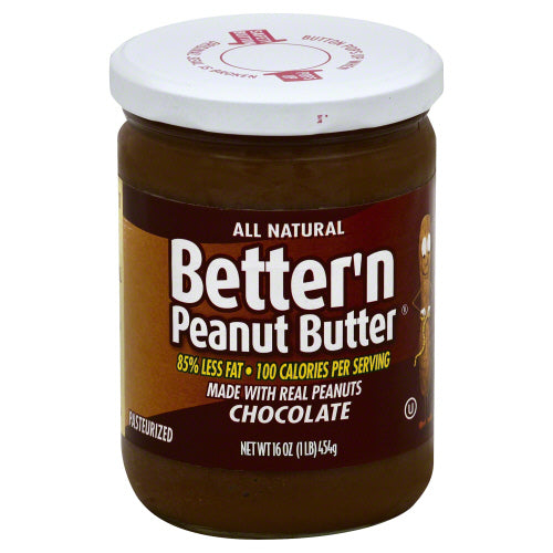 BETTER N PEANUT BUTTER: Spread Peanut Chocolate Gluten Free, 16 oz - Vending Business Solutions