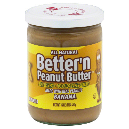 BETTER N PEANUT BUTTER: Spread Peanut Banana, 16 oz - Vending Business Solutions