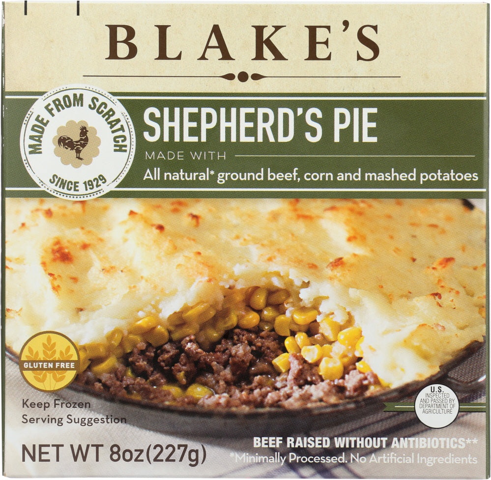 BLAKES: All Natural Corn & Homestyle Mashed Potatoes Shepherd's Pie, 8 oz - Vending Business Solutions