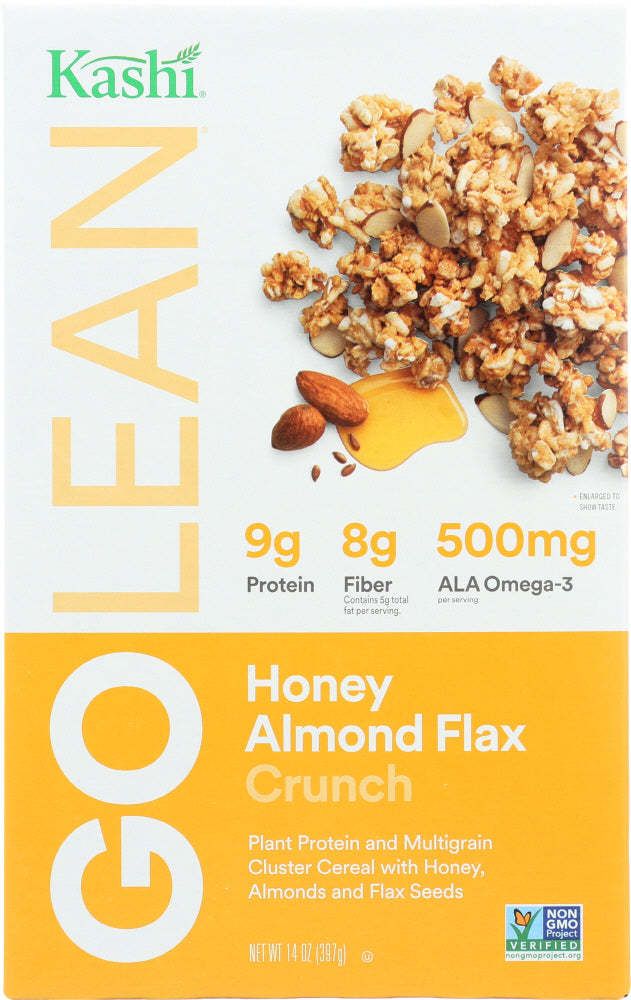 KASHI: Go Lean Crunch! Honey Almond Flax Cereal, 14 oz - Vending Business Solutions
