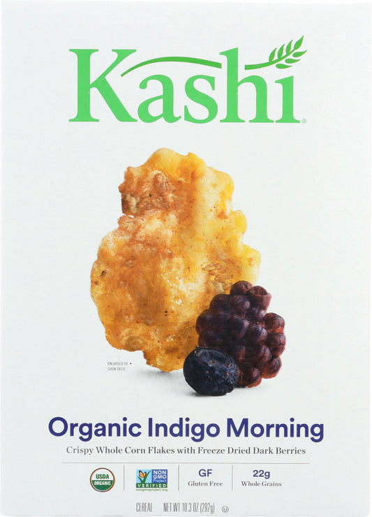 KASHI: Indigo Morning Organic Corn Cereal, 10.3 oz - Vending Business Solutions