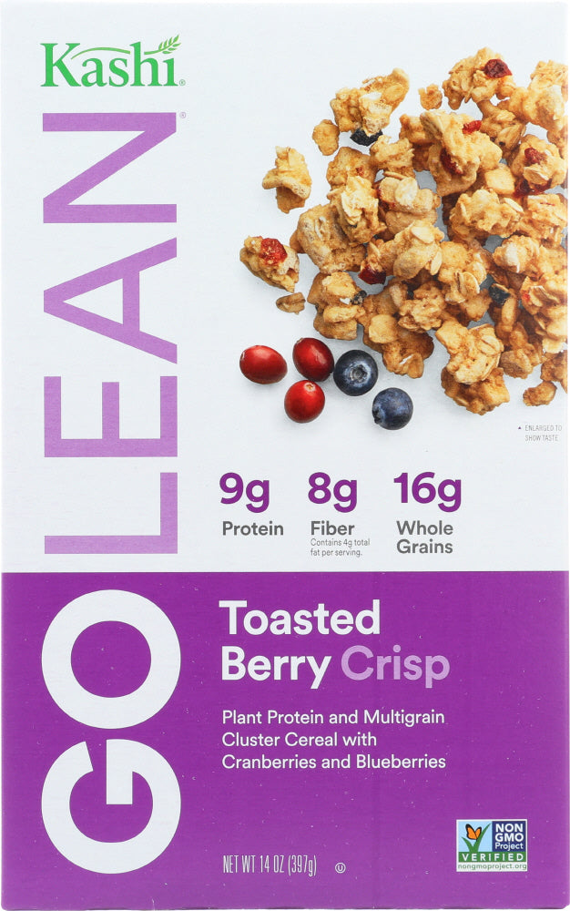 KASHI GO LEAN: Toasted Berry Crisp Cereal, 14 oz - Vending Business Solutions