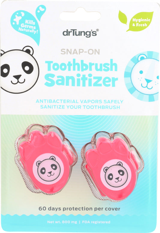 DR TUNGS: Kid's Snap-On Toothbrush Sanitizer, 2 pc - Vending Business Solutions