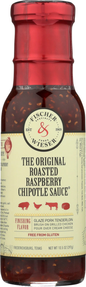 FISCHER & WIESER: Roasted Raspberry Chipotle Sauce, 10.5 oz - Vending Business Solutions