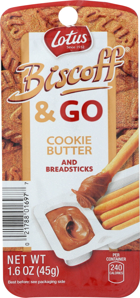 BISCOFF: Go Cookie Butter and Breadsticks, 1.6 oz - Vending Business Solutions