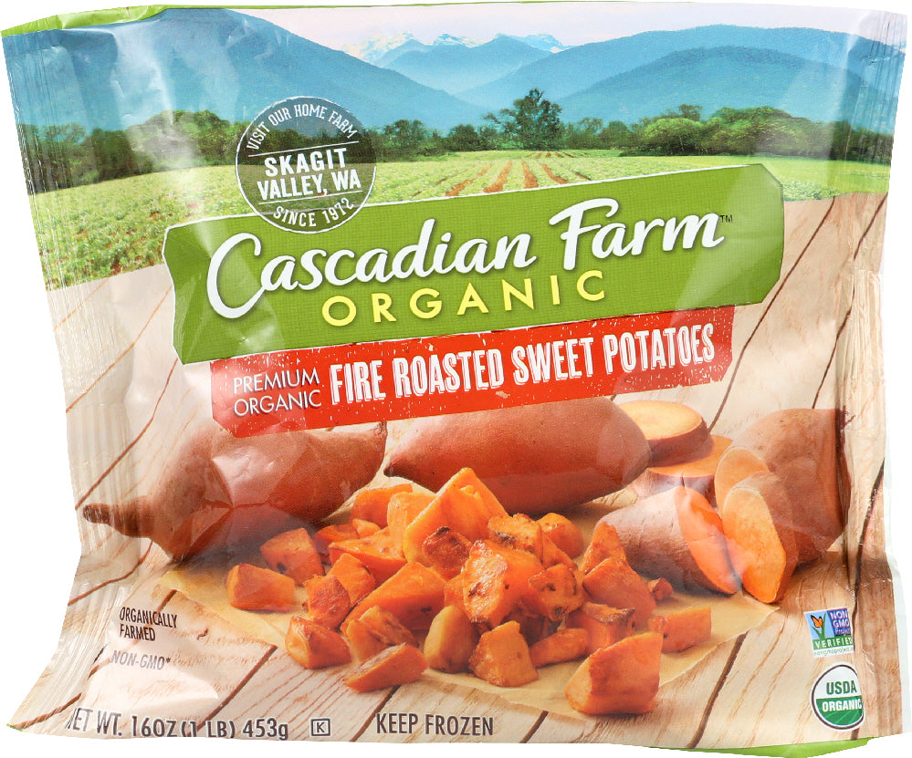CASCADIAN FARMS: Fire Roasted Sweet Potatoes, 16 oz - Vending Business Solutions