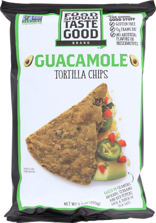 FOOD SHOULD TASTE GOOD: Guacamole Tortilla Chips, 5.5 oz - Vending Business Solutions