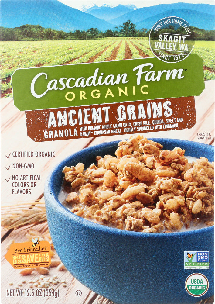 CASCADIAN FARMS: Granola Ancient Grain, 12.5 oz - Vending Business Solutions