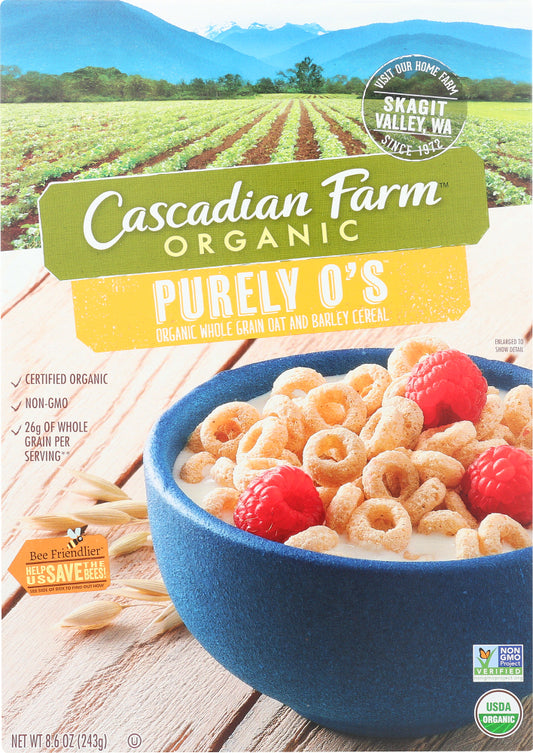 CASCADIAN FARM: Purely O's Cereal, 8.6 oz - Vending Business Solutions