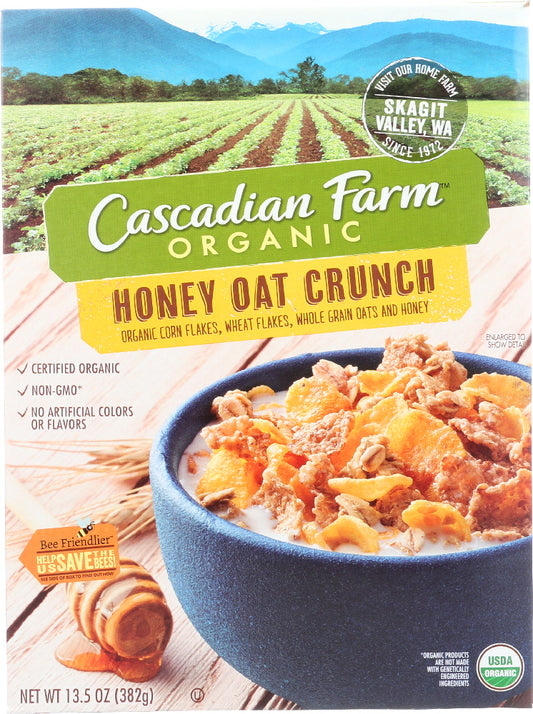 CASCADIAN FARM: Honey Oat Crunch Cereal, 13.5 oz - Vending Business Solutions