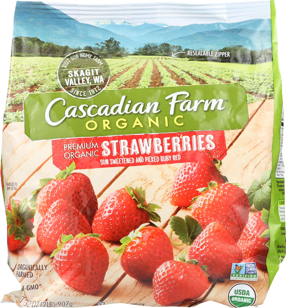 CASCADIAN FARM: Frozen Strawberries, 32 oz - Vending Business Solutions