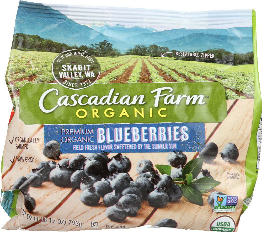 CASCADIAN FARM: Blueberries, 28 oz - Vending Business Solutions