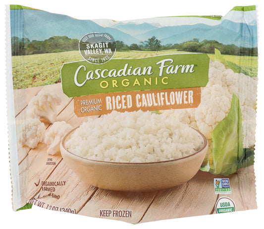 CASCADIAN FARM: Riced Cauliflower, 12 oz - Vending Business Solutions