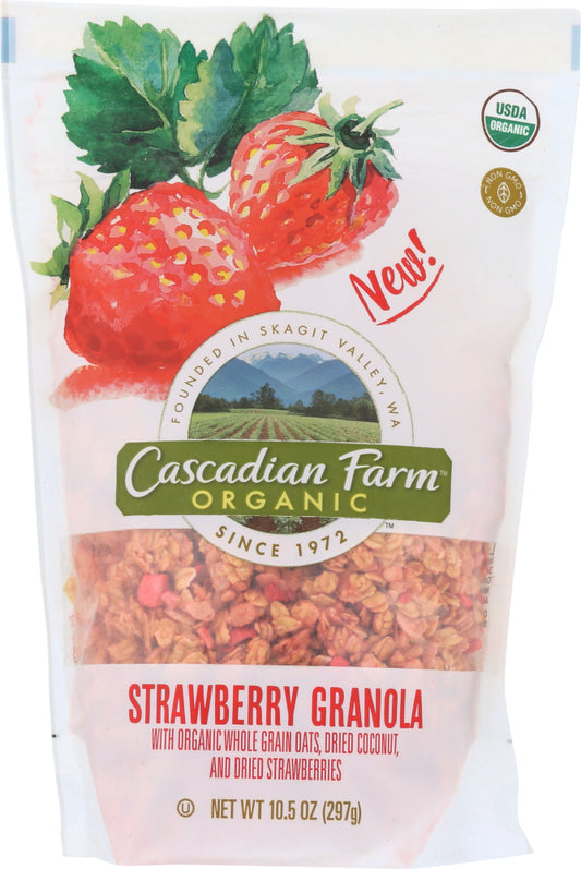 CASCADIAN FARM: Strawberry Granola, 10.5 oz - Vending Business Solutions