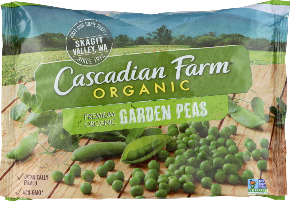CASCADIAN FARM: Garden Peas, 16 oz - Vending Business Solutions