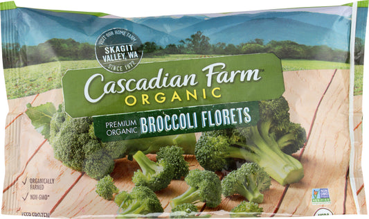 CASCADIAN FARMS: Broccoli Florets, 10 oz - Vending Business Solutions