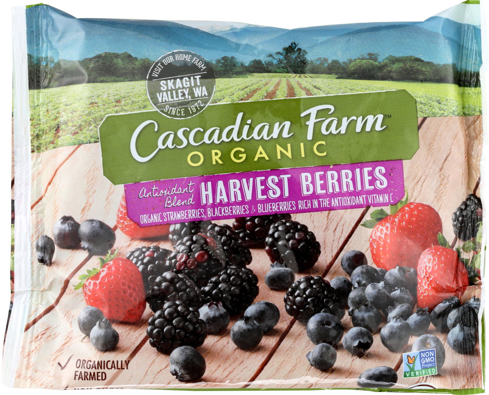 CASCADIAN FARMS: Frozen Harvest Berries, 10 oz - Vending Business Solutions
