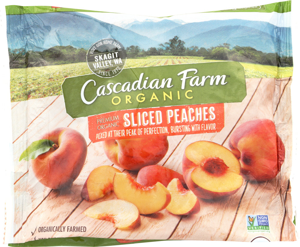 CASCADIAN FARMS: Frozen Sliced Peaches, 10 oz - Vending Business Solutions