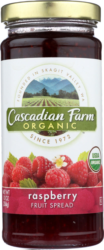 CASCADIAN FARMS: Raspberry Fruit Spread, 10 oz - Vending Business Solutions