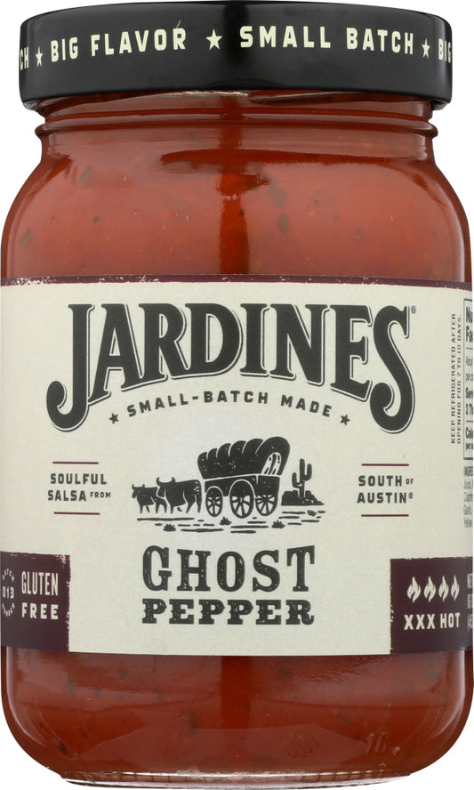 JARDINES: Ghost Pepper Salsa, 16 oz - Vending Business Solutions
