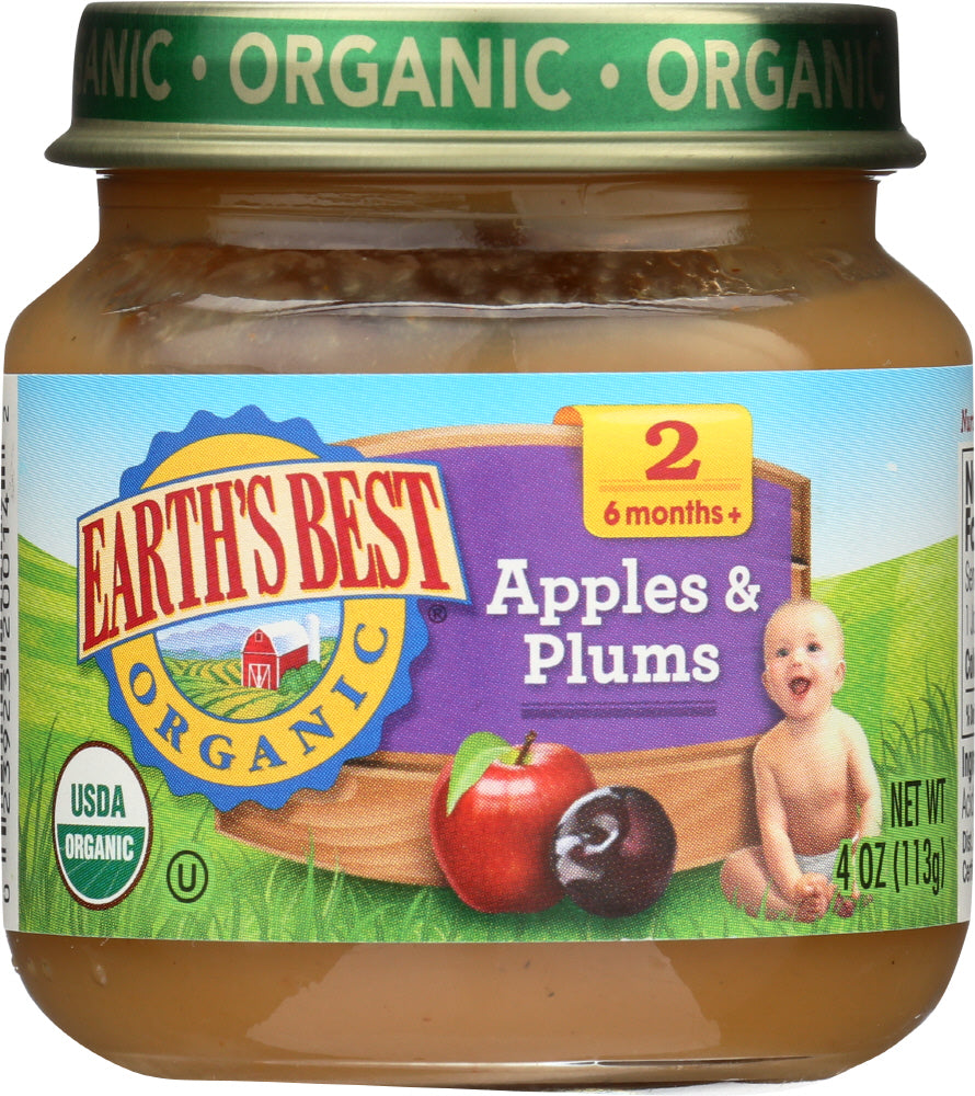 EARTHS BEST: Organic Apples & Plums, 4 oz - Vending Business Solutions