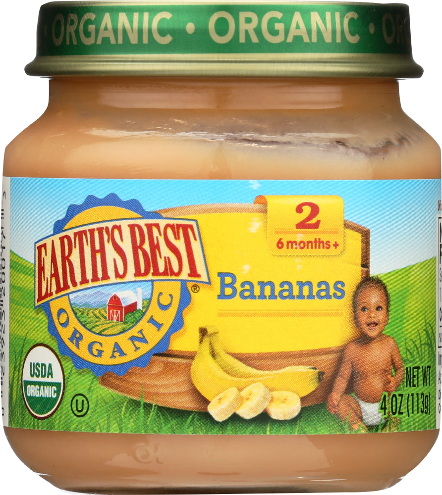 EARTHS BEST: Organic Strained Bananas, 4 oz - Vending Business Solutions