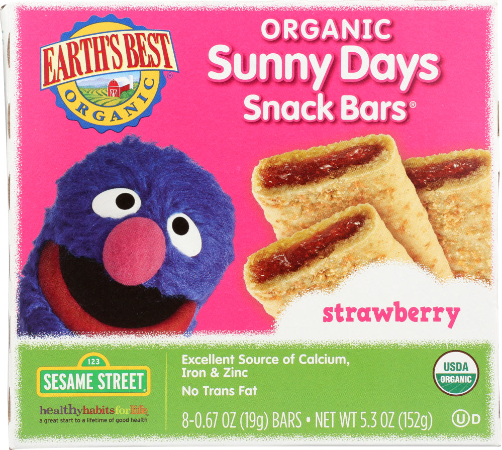 EARTHS BEST: Organic Sunny Day Strawberry Bar, 5.3 oz - Vending Business Solutions