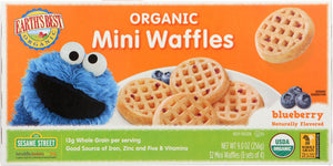 EARTHS BEST FROZEN: Organic Blueberry Mini Waffles, 9 oz - Vending Business Solutions