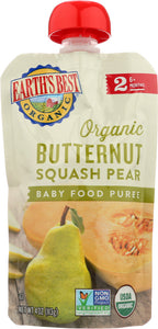 EARTHS BEST: Butternut Squash Pear Baby Food Puree, 4 oz - Vending Business Solutions