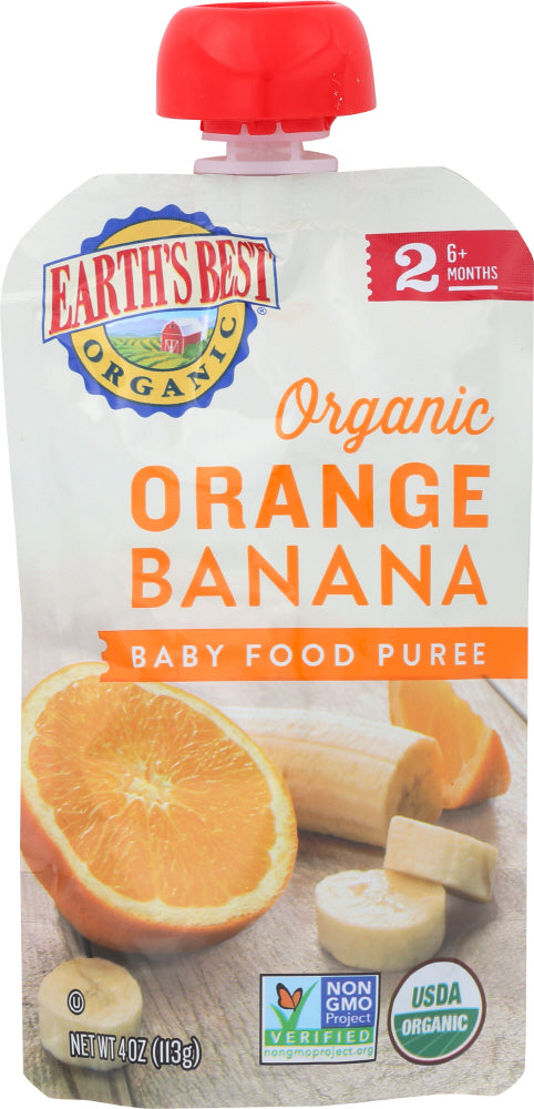 EARTHS BEST: Orange Banana Baby Food Puree, 4 oz - Vending Business Solutions