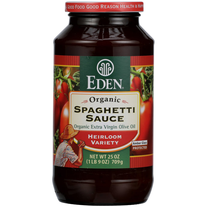 EDEN FOODS: Spaghetti Sauce Organic, 25 oz - Vending Business Solutions