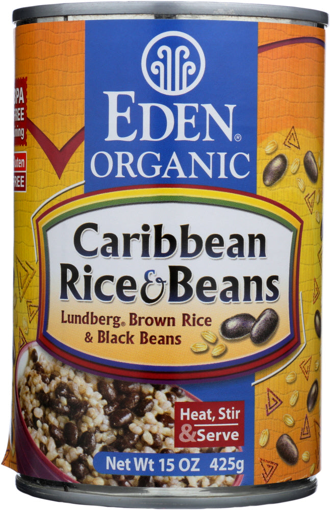 EDEN FOODS: Organic Caribbean Rice and Beans, 15 oz - Vending Business Solutions