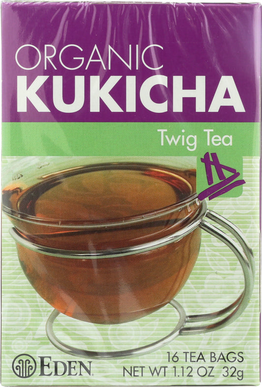 EDEN FOODS: Organic Kukicha Twig Tea, 16 teabags - Vending Business Solutions