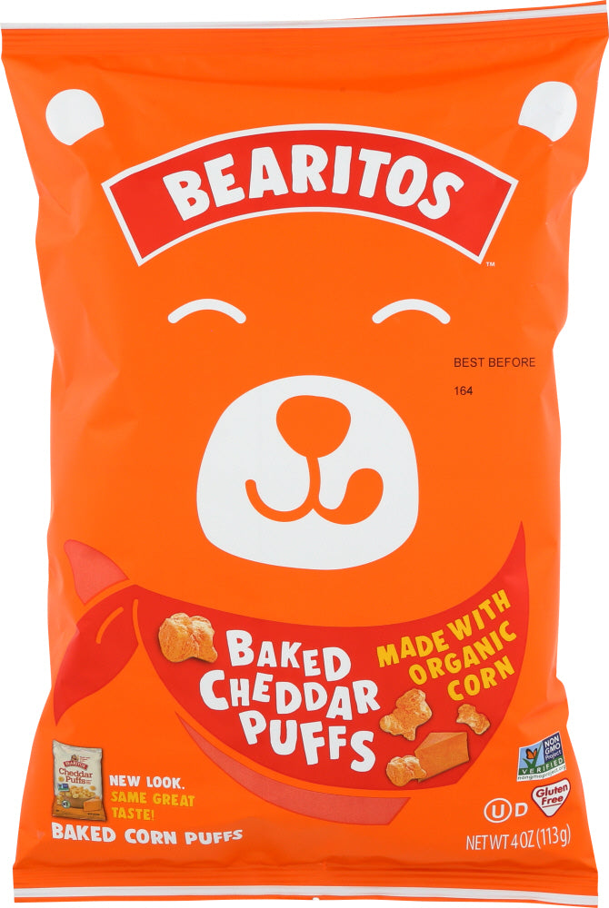 BEARITOS: Baked Cheddar Puffs, 4 oz - Vending Business Solutions