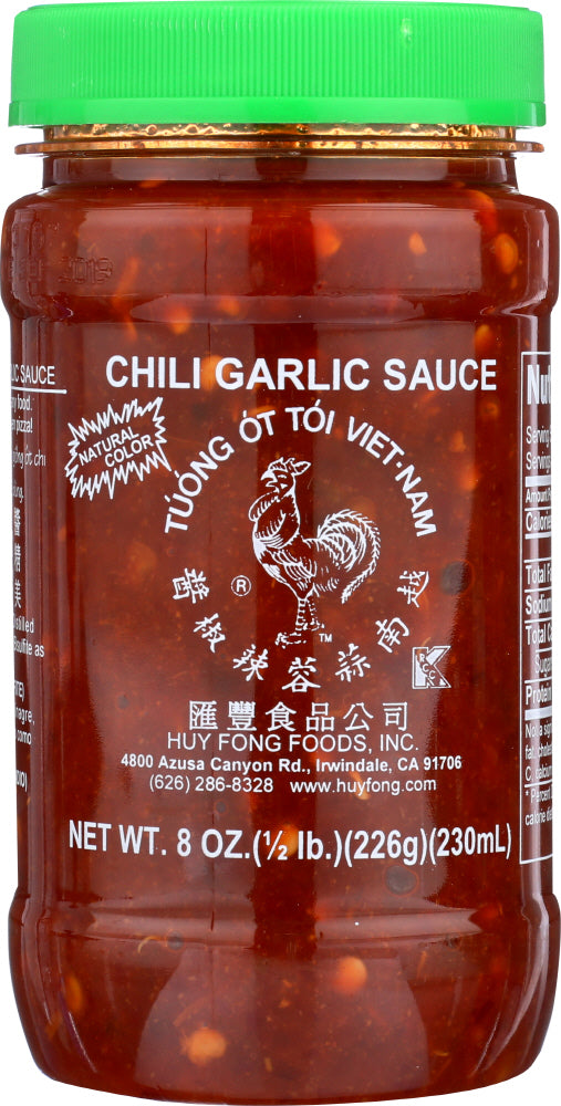 HUY FONG FOODS: Chili Garlic Sauce, 8 oz - Vending Business Solutions