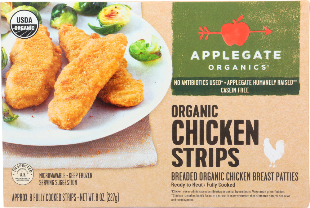 APPLEGATE: Organic Chicken Strips, 8 oz - Vending Business Solutions