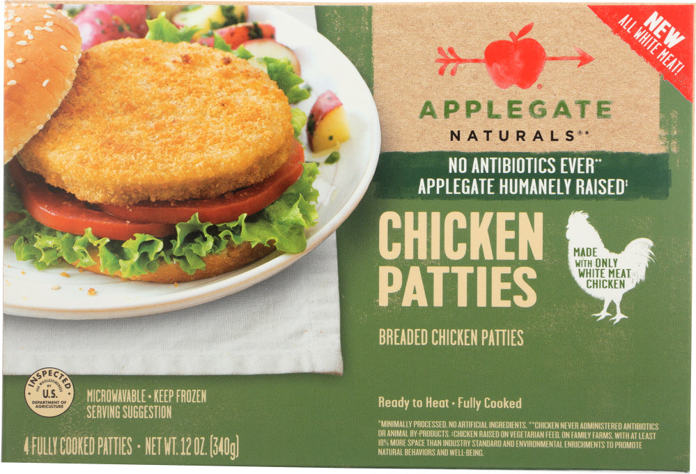 APPLEGATE NATURALS: Chicken Patties, 12 oz - Vending Business Solutions