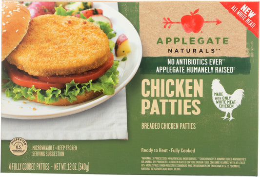 APPLEGATE NATURALS: Chicken Patties, 12 oz - Vending Business Solutions