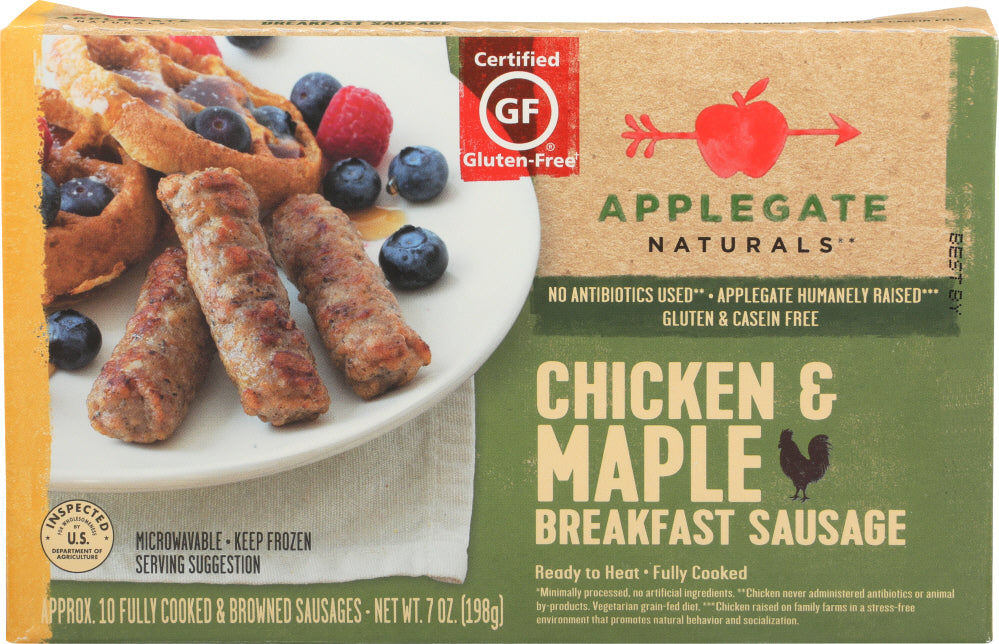 APPLEGATE NATURALS: Chicken and Maple Breakfast Sausage, 7 oz - Vending Business Solutions
