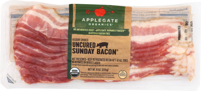 APPLEGATE: Bacon Sunday Organic, 8 oz - Vending Business Solutions