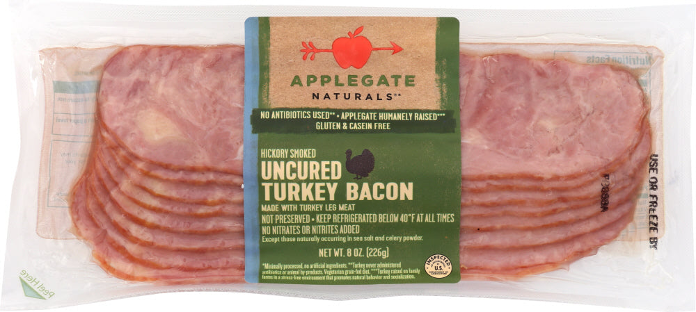 APPLEGATE: Uncured Turkey Bacon, 8 oz - Vending Business Solutions
