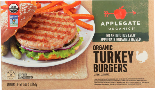 APPLEGATE FARMS: Organic Turkey Burgers, 16 oz - Vending Business Solutions
