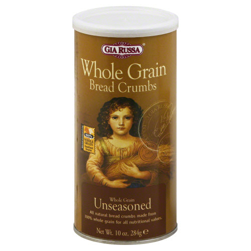 GIA RUSSA: Whole Grain Unseasoned Breadcrumbs, 10 oz - Vending Business Solutions