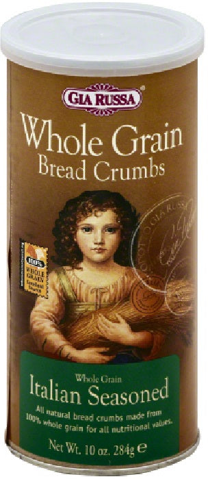 GIA RUSSA: Bread Crumbs Whole Grain Italian Seasoned, 10 oz - Vending Business Solutions