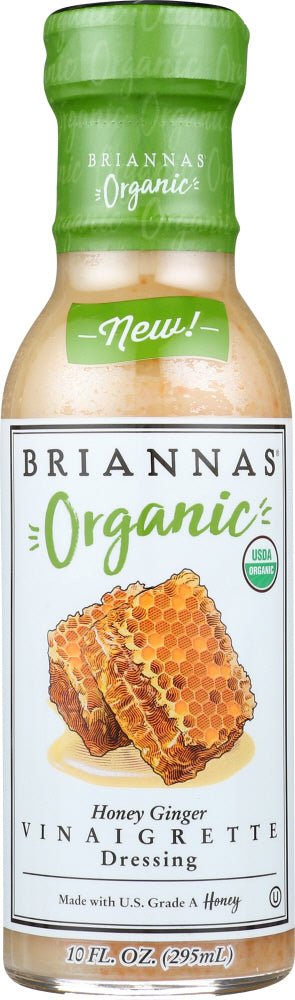 BRIANNAS: Dressing Honey Ginger Vinaigrette, 10 oz - Vending Business Solutions