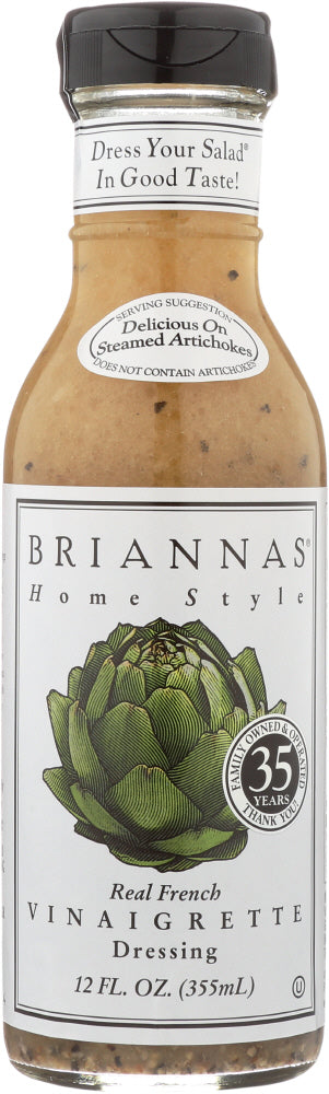 BRIANNAS: Home Style Dressing Real French Vinaigrette, 12 oz - Vending Business Solutions
